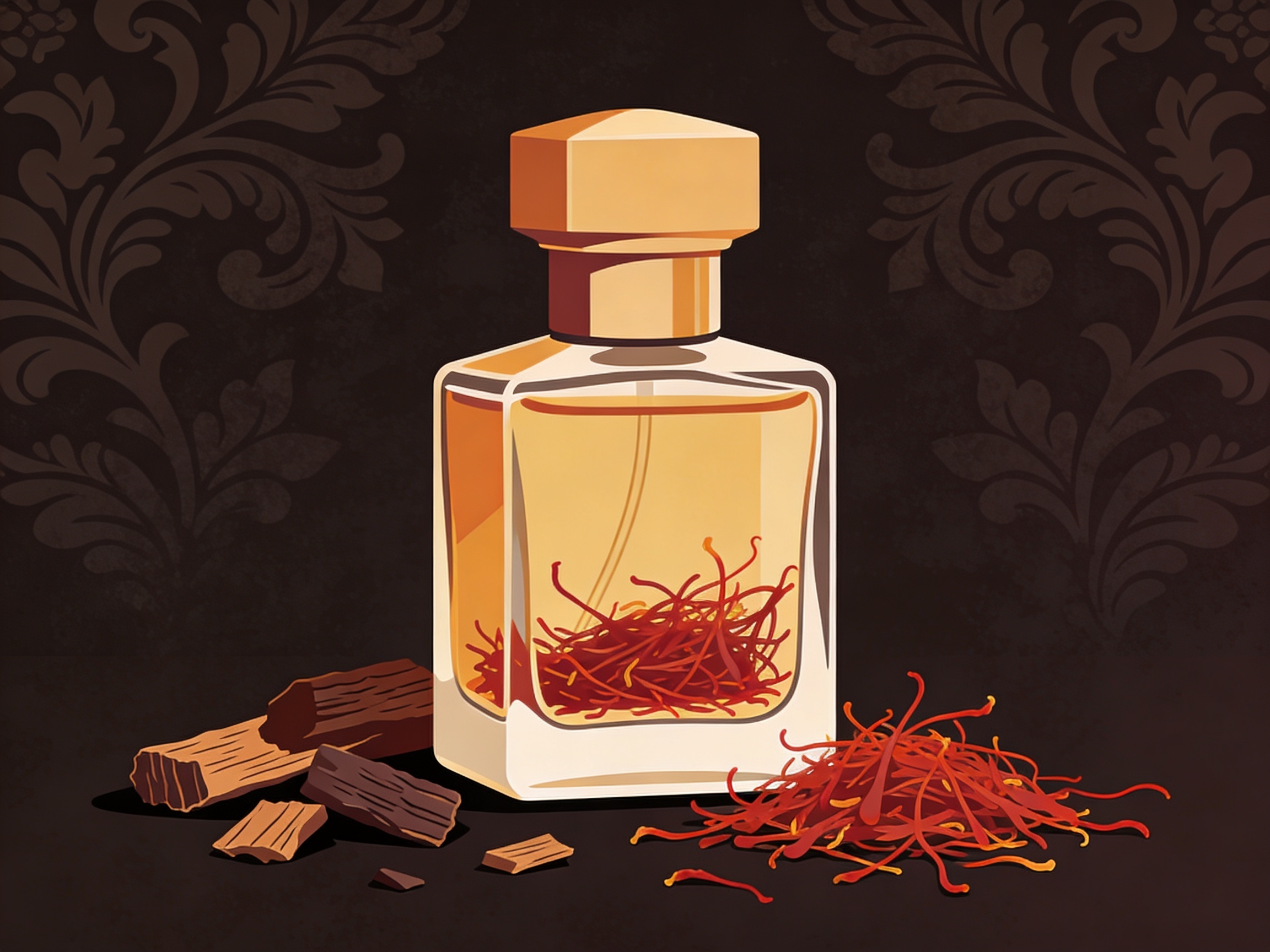 Saffron Oud spicy attar oil
